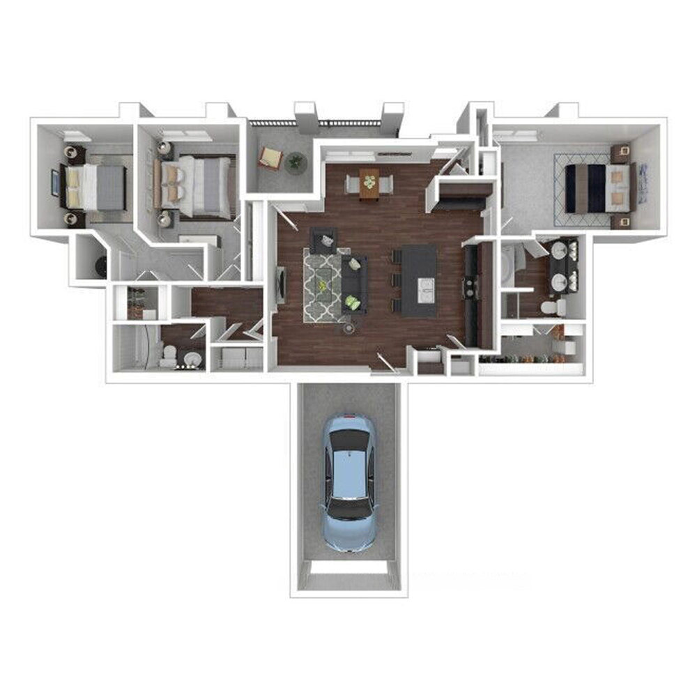 Villa C1 floorplan layout
