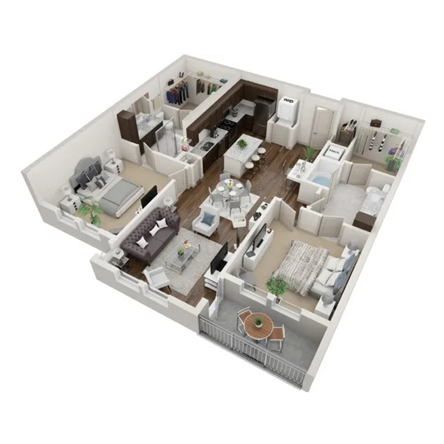 B3 floorplan layout