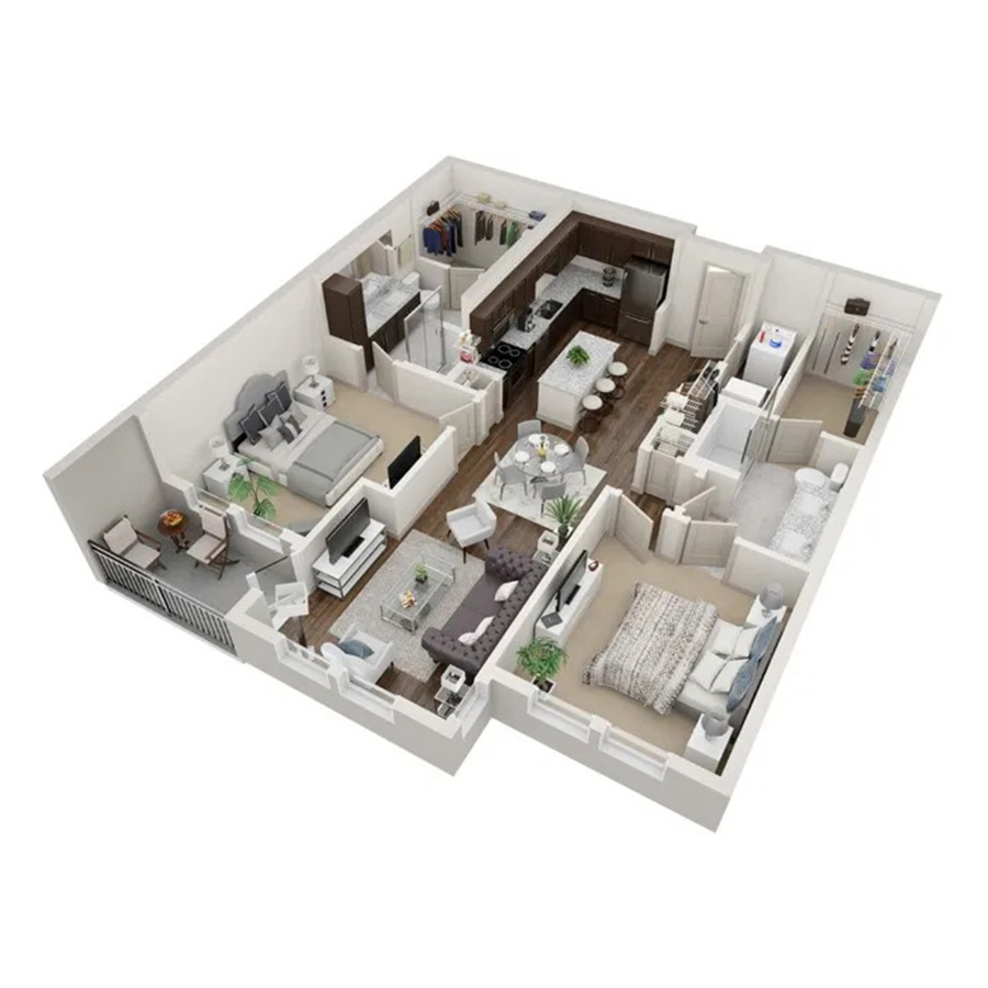 B2 floorplan layout