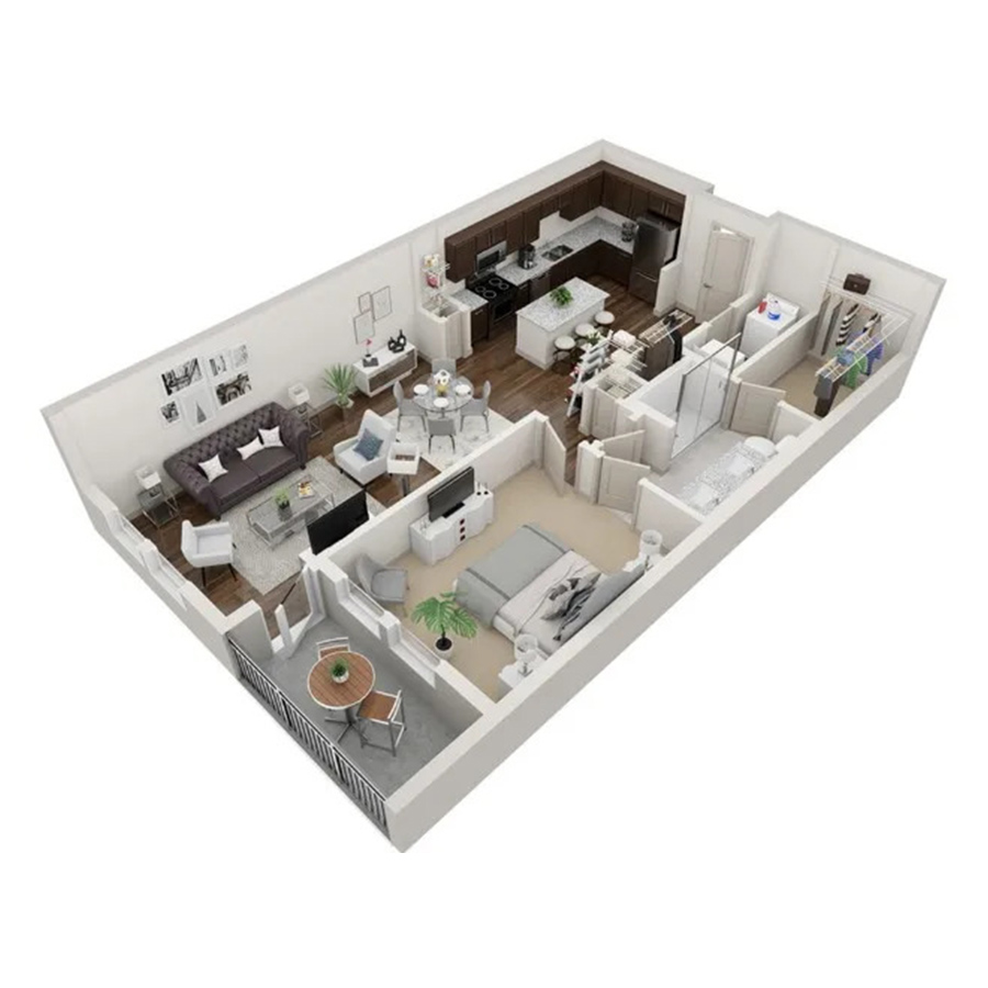 A1B floorplan layout