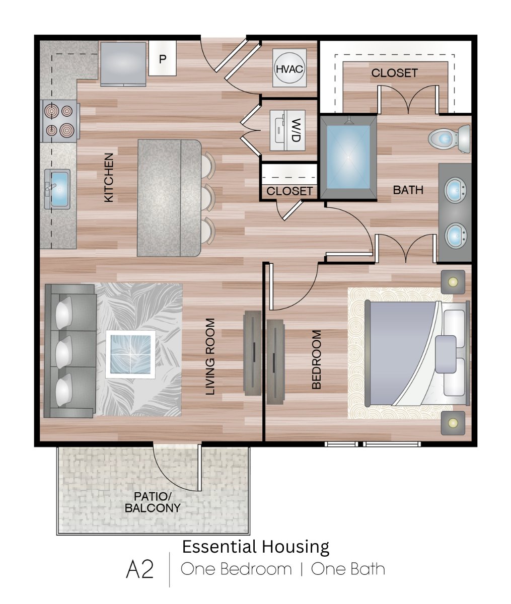 A2-8 floorplan layout