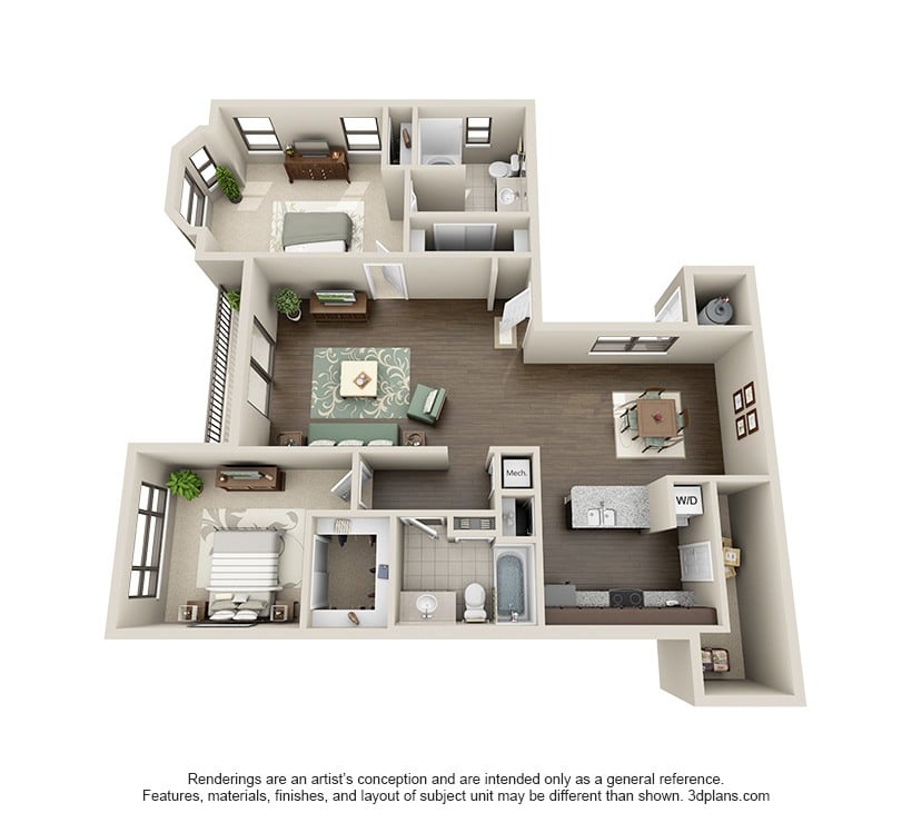 Elle B4 floorplan layout