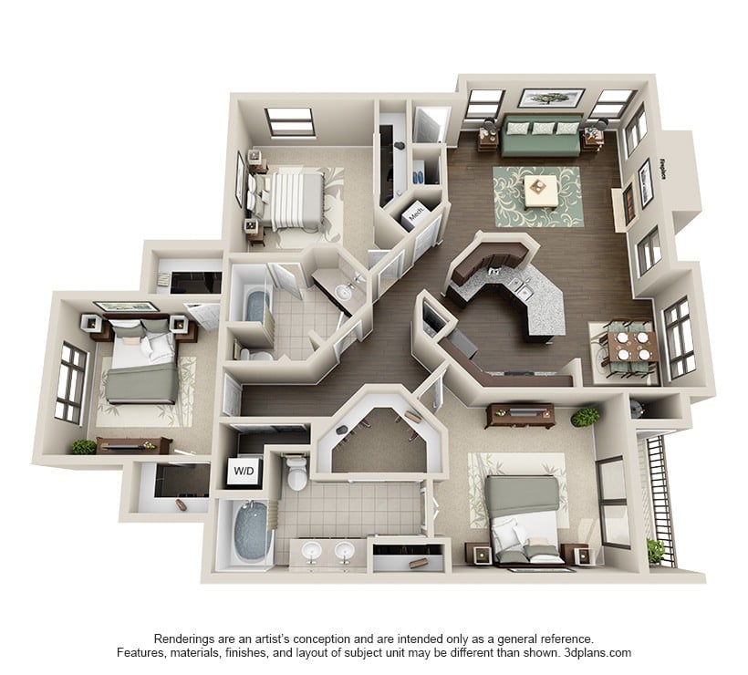 Elle C1 floorplan layout