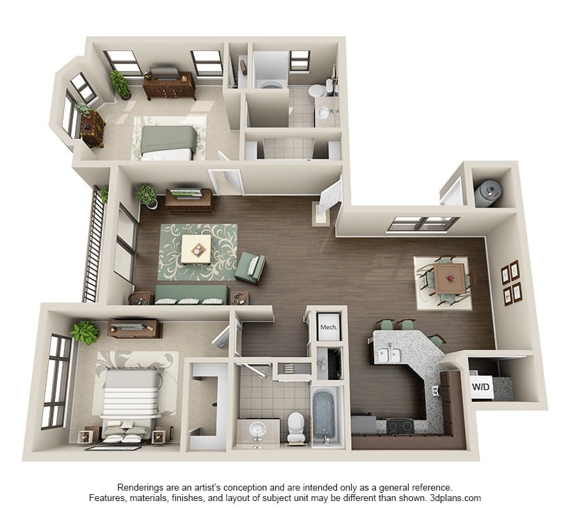 Elle B3 floorplan layout