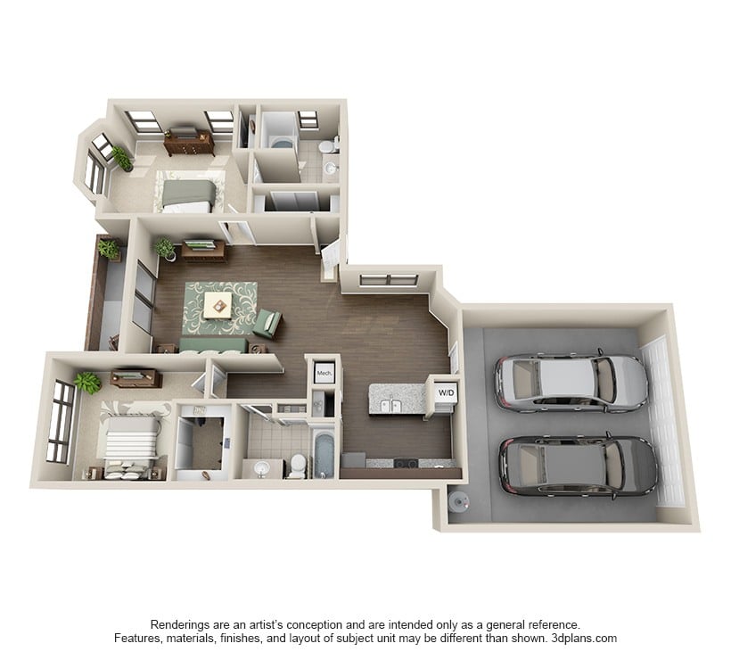 Elle B2 floorplan layout