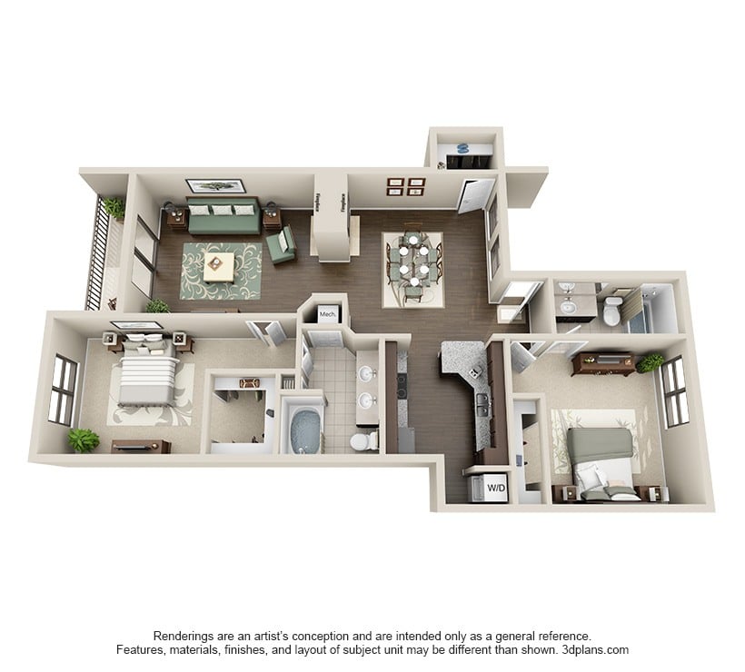 Elle B6 floorplan layout