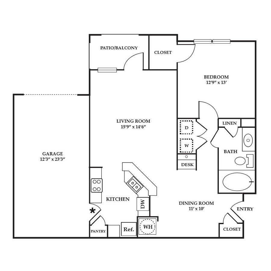 AG floorplan layout