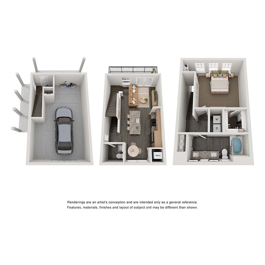 TH A1 floorplan layout