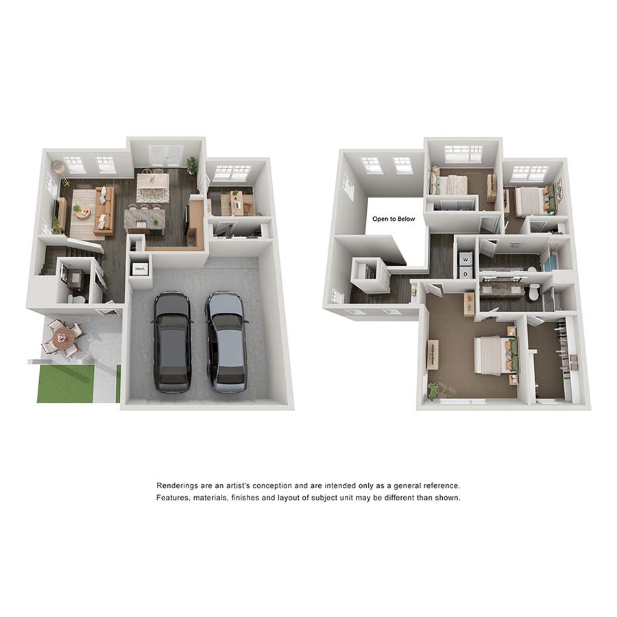 TH C2 floorplan layout
