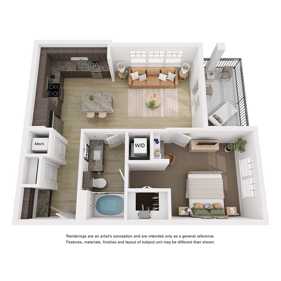 A1 floorplan layout