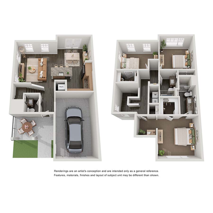 TH C1 floorplan layout