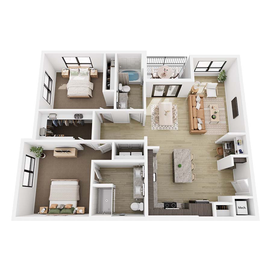 B1 - Kingwood East floorplan layout