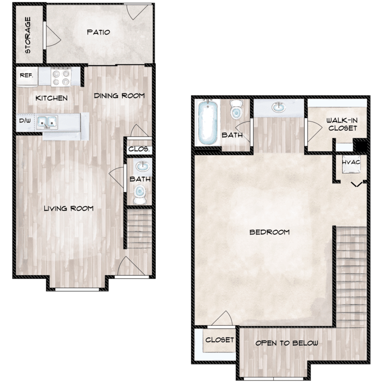 J1 floorplan layout