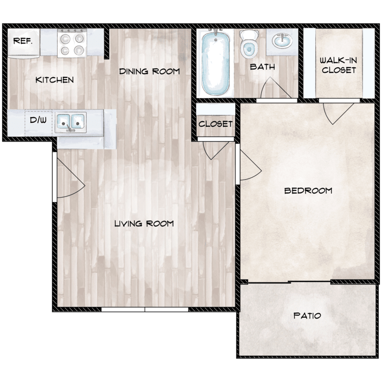 A1 floorplan layout