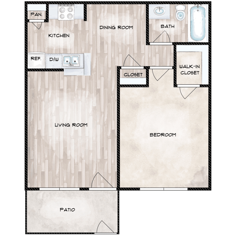 B1 floorplan layout