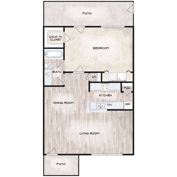 C floorplan layout