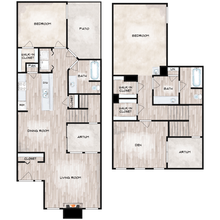 P2 floorplan layout