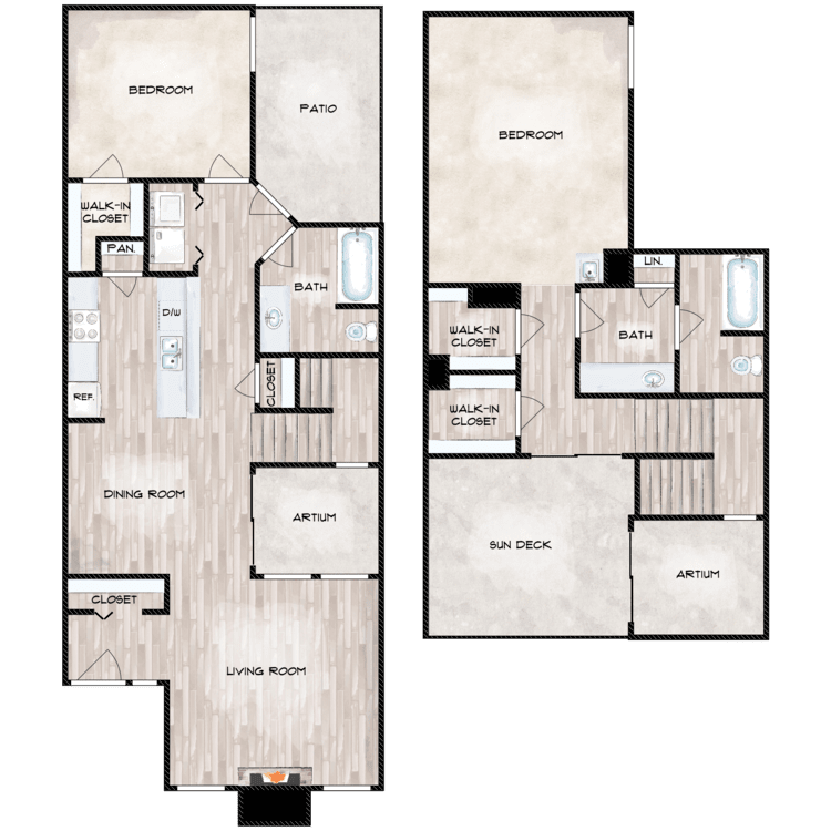P1 floorplan layout
