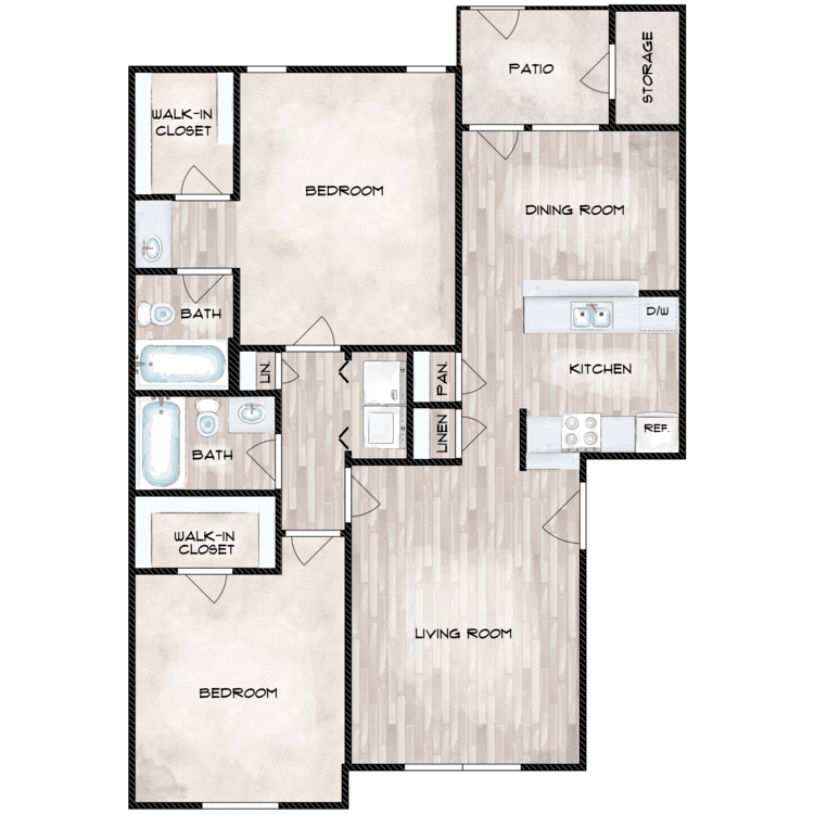 G floorplan layout