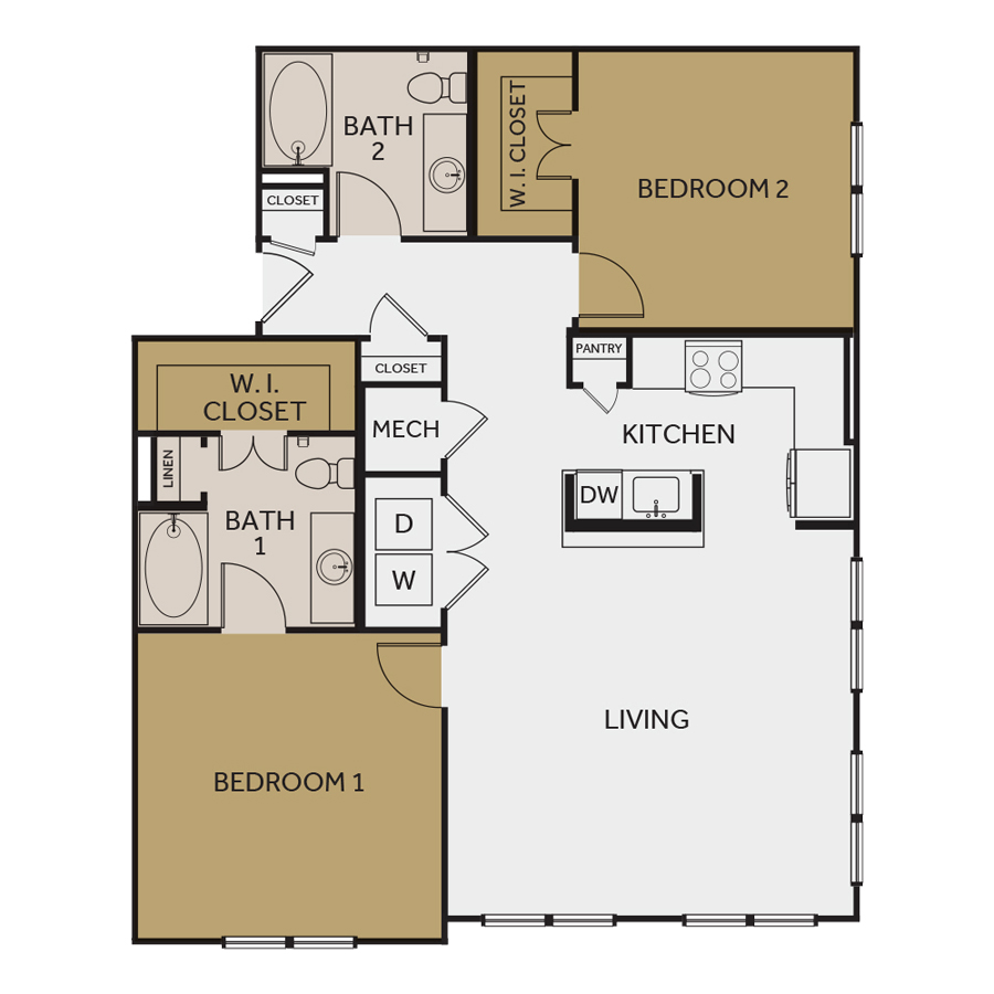 B3 floorplan layout