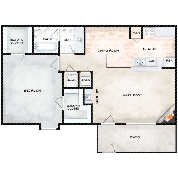 C floorplan layout