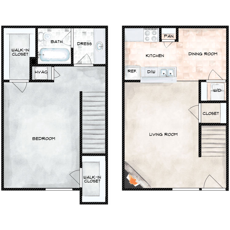 D floorplan layout