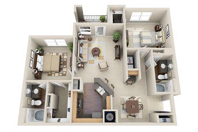 B1 floorplan layout