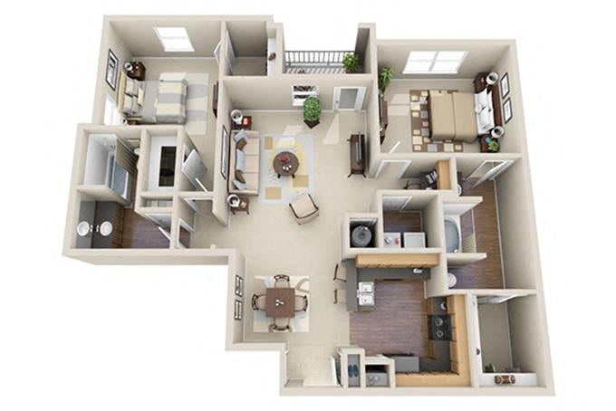 B2 floorplan layout
