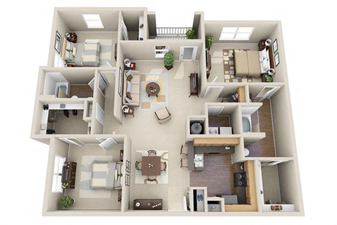 C1 floorplan layout