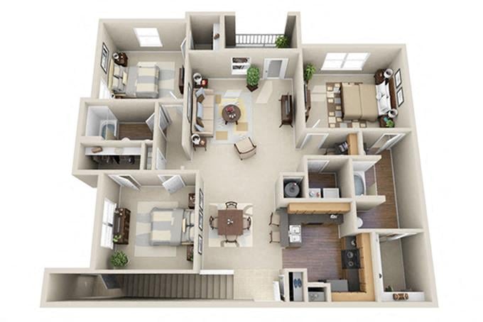 C1G floorplan layout