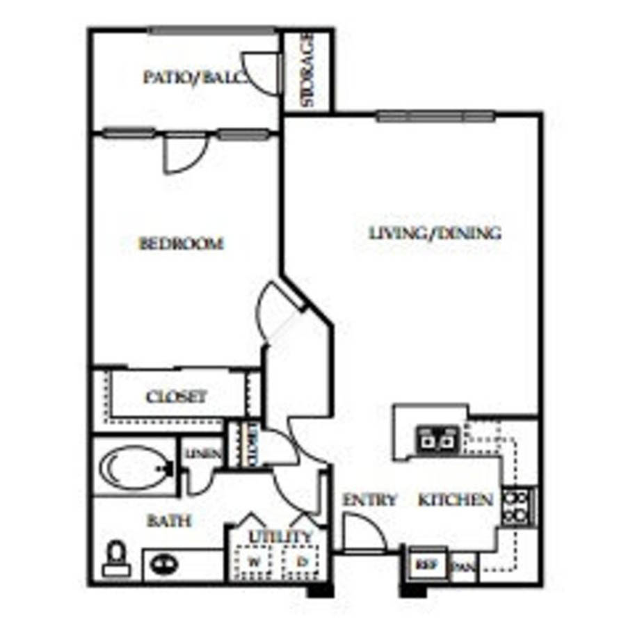 B floorplan layout
