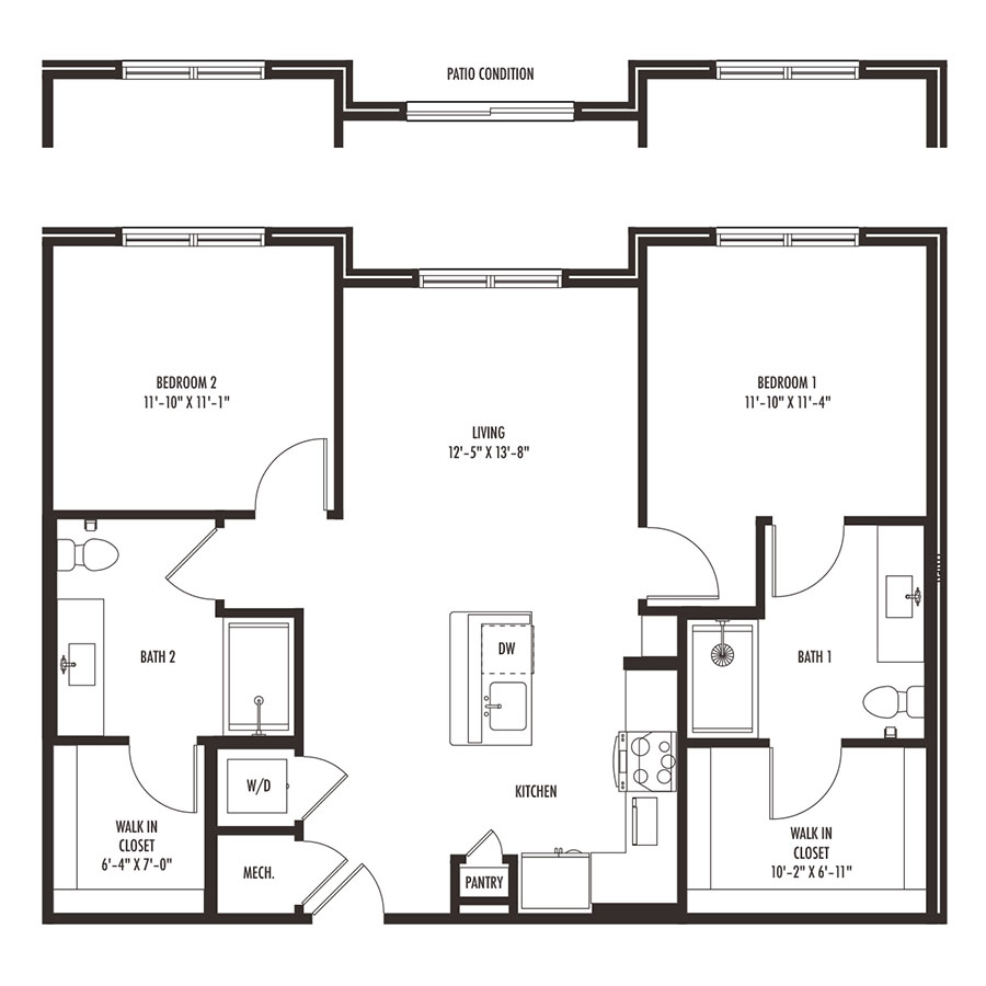 B1-A floorplan layout