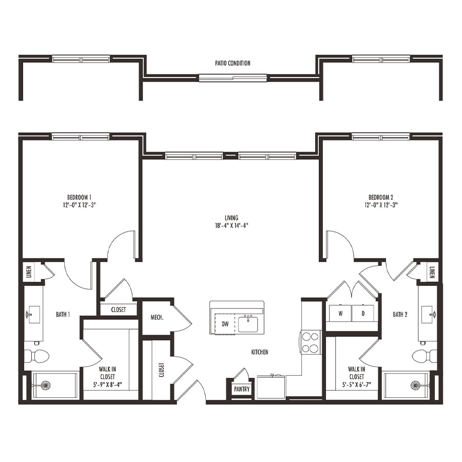 B2 floorplan layout