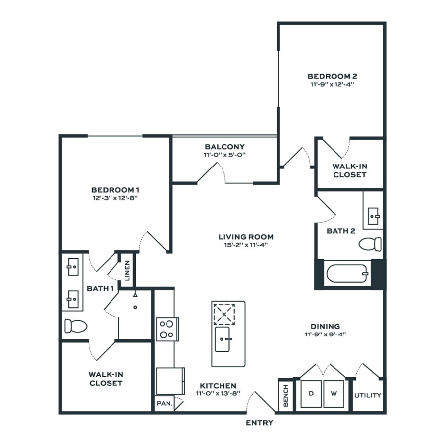 B2 floorplan layout