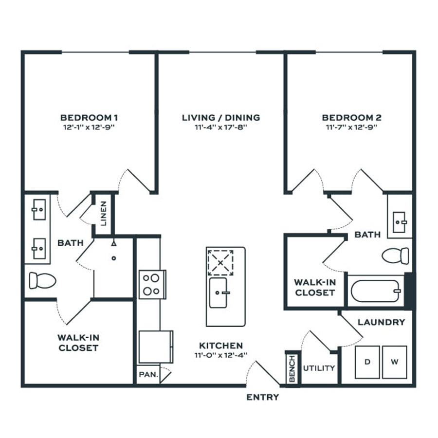 B1A floorplan layout