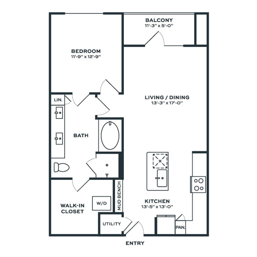 A3E floorplan layout
