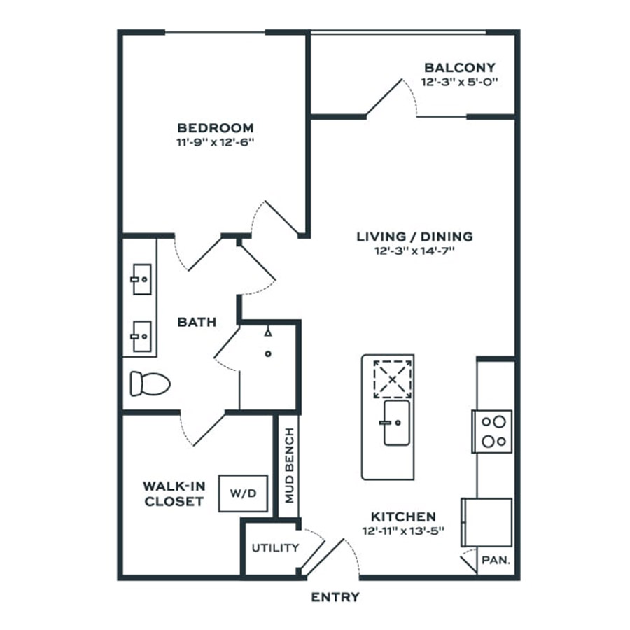 A2B floorplan layout