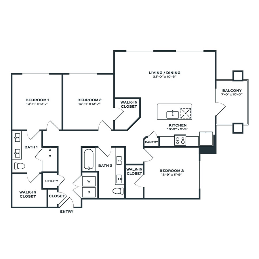 C1 floorplan layout