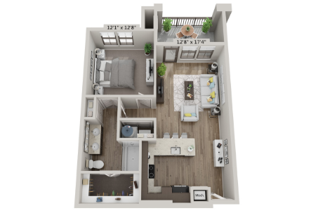 A3 - Cobalt floorplan layout