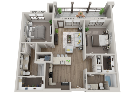 B2 - Carolina floorplan layout
