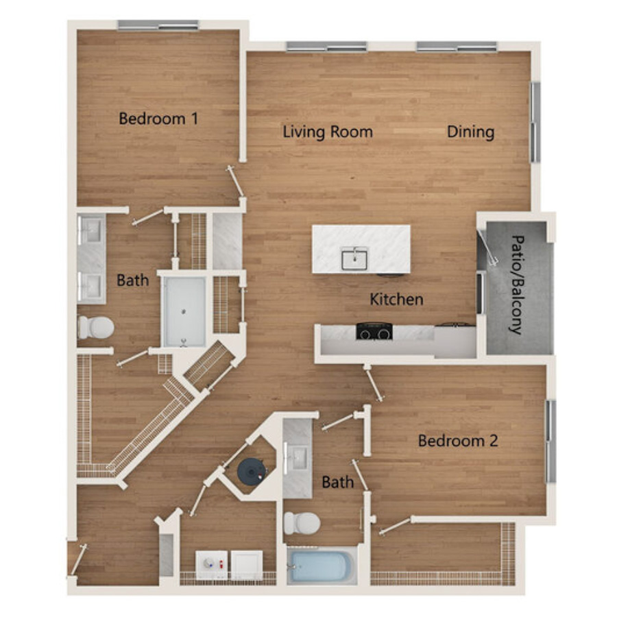 B2A floorplan layout