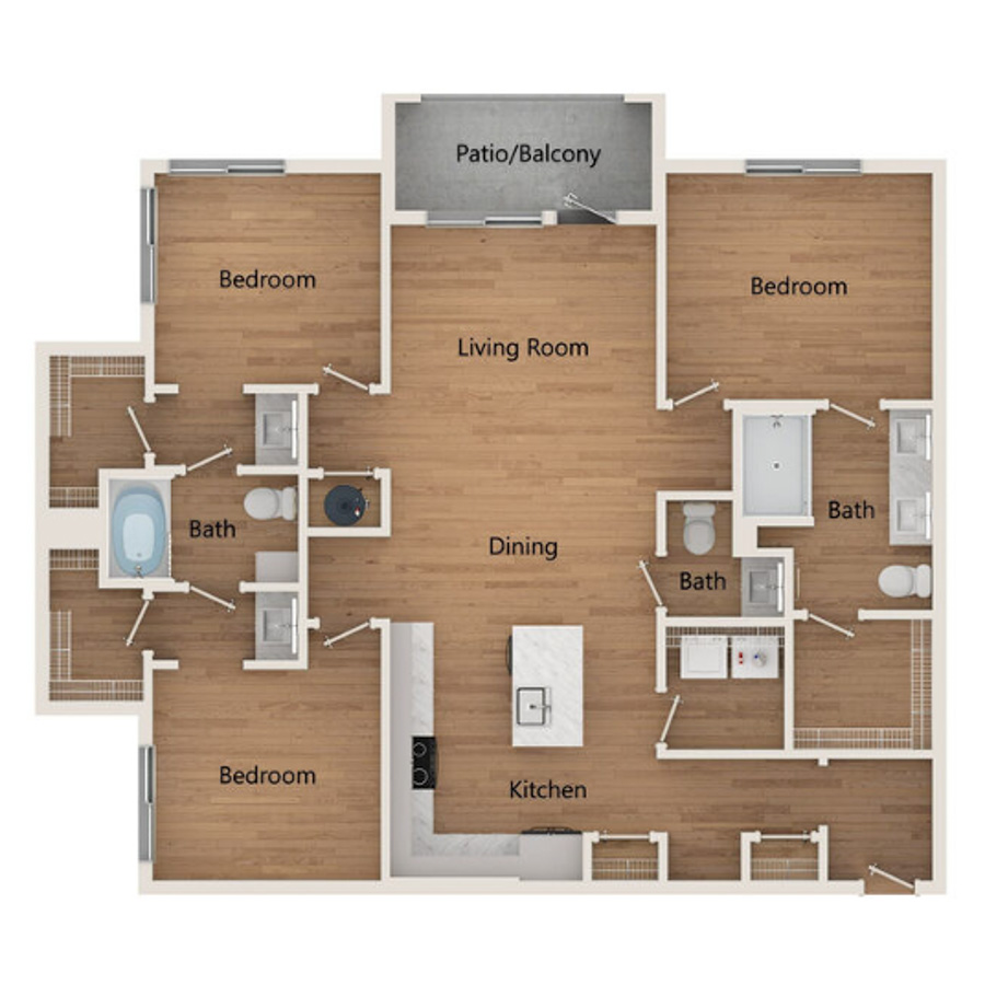 C1 floorplan layout