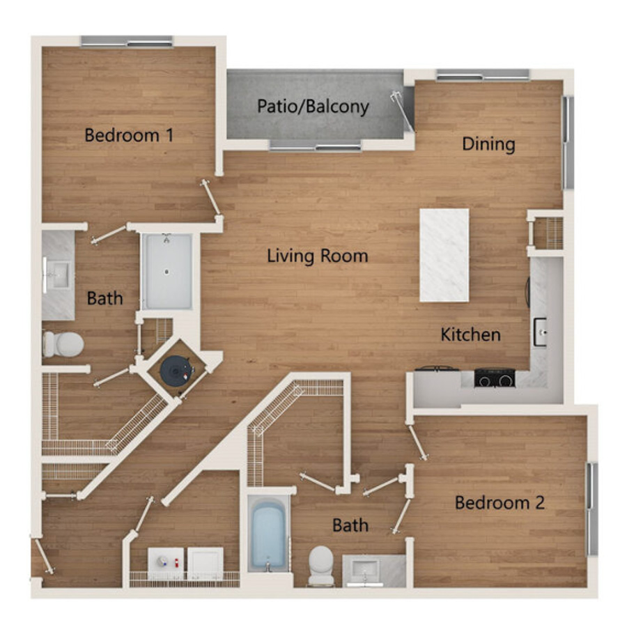 B1 floorplan layout