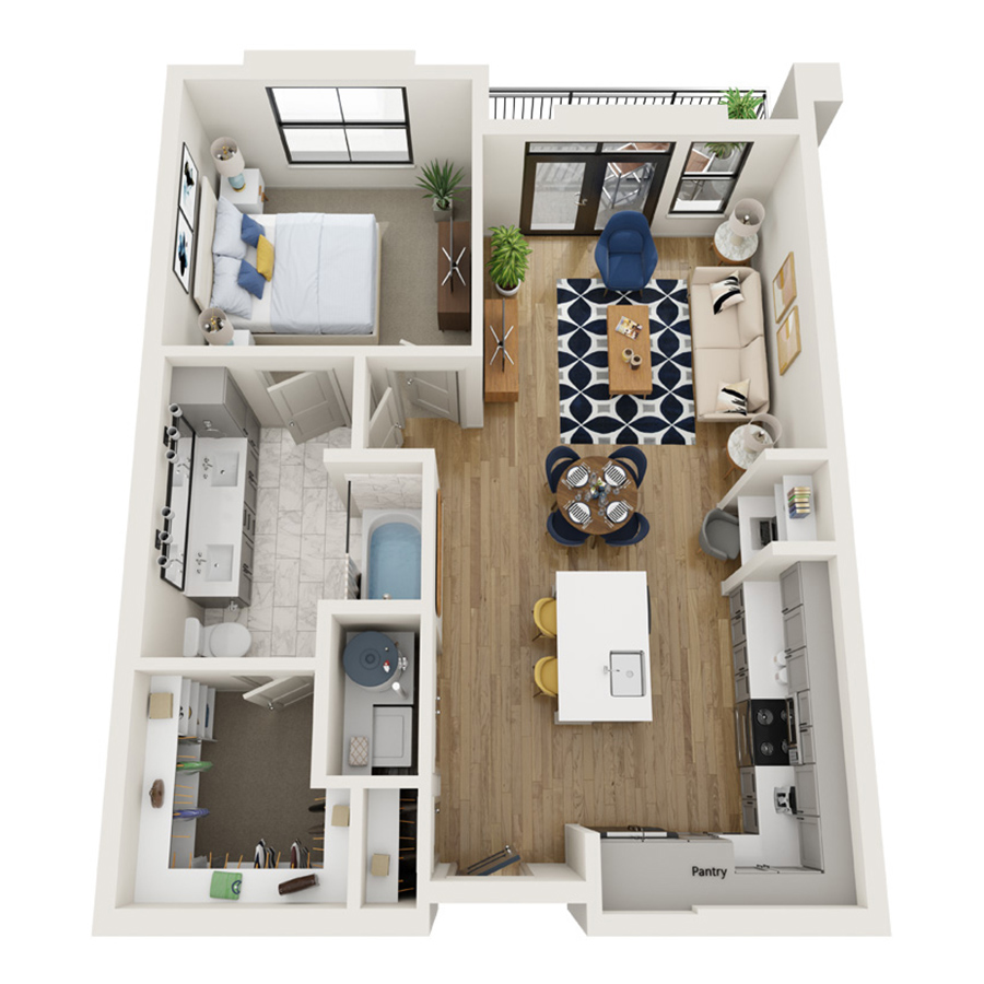 A2.1 floorplan layout