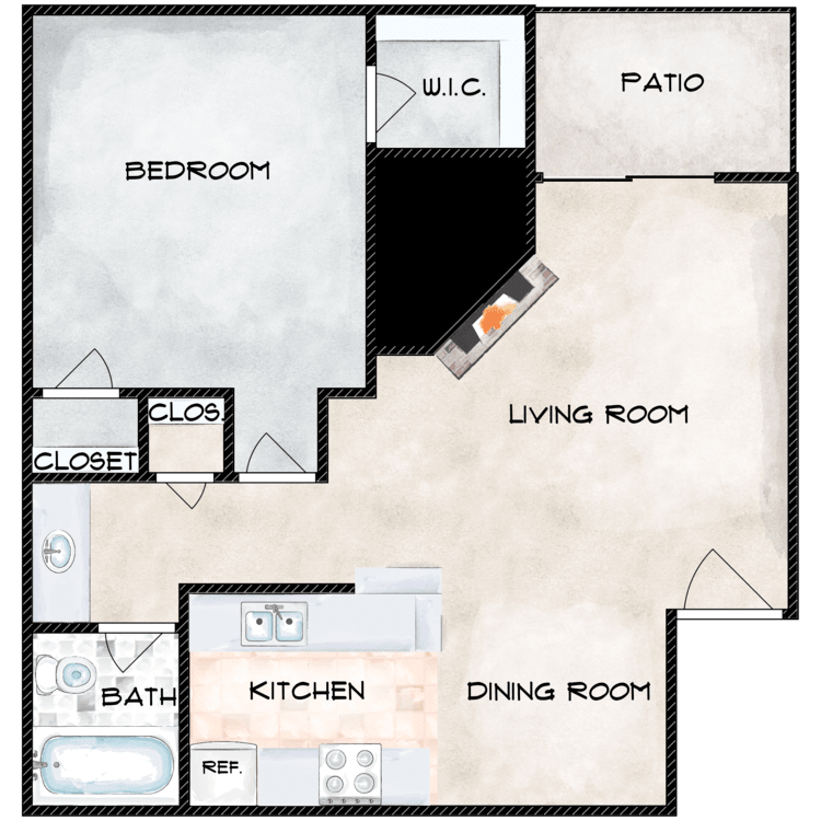 The Ashford floorplan layout