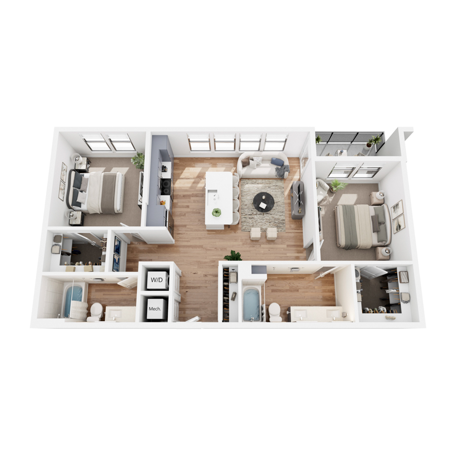 B3 floorplan layout