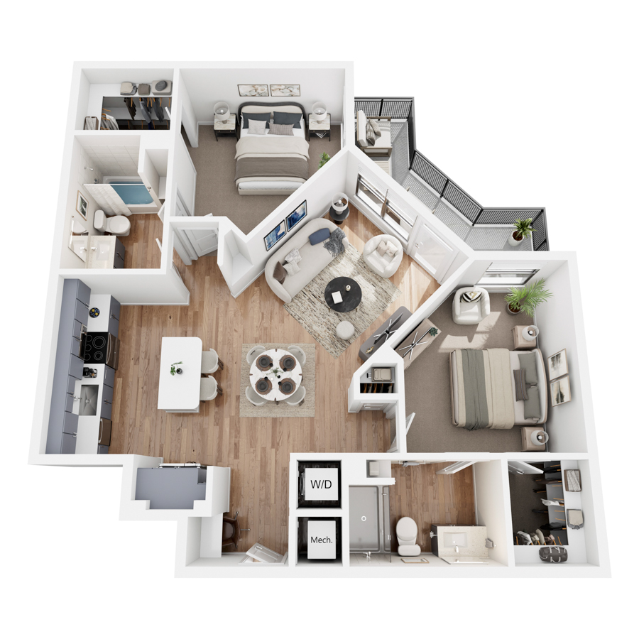 B2a floorplan layout