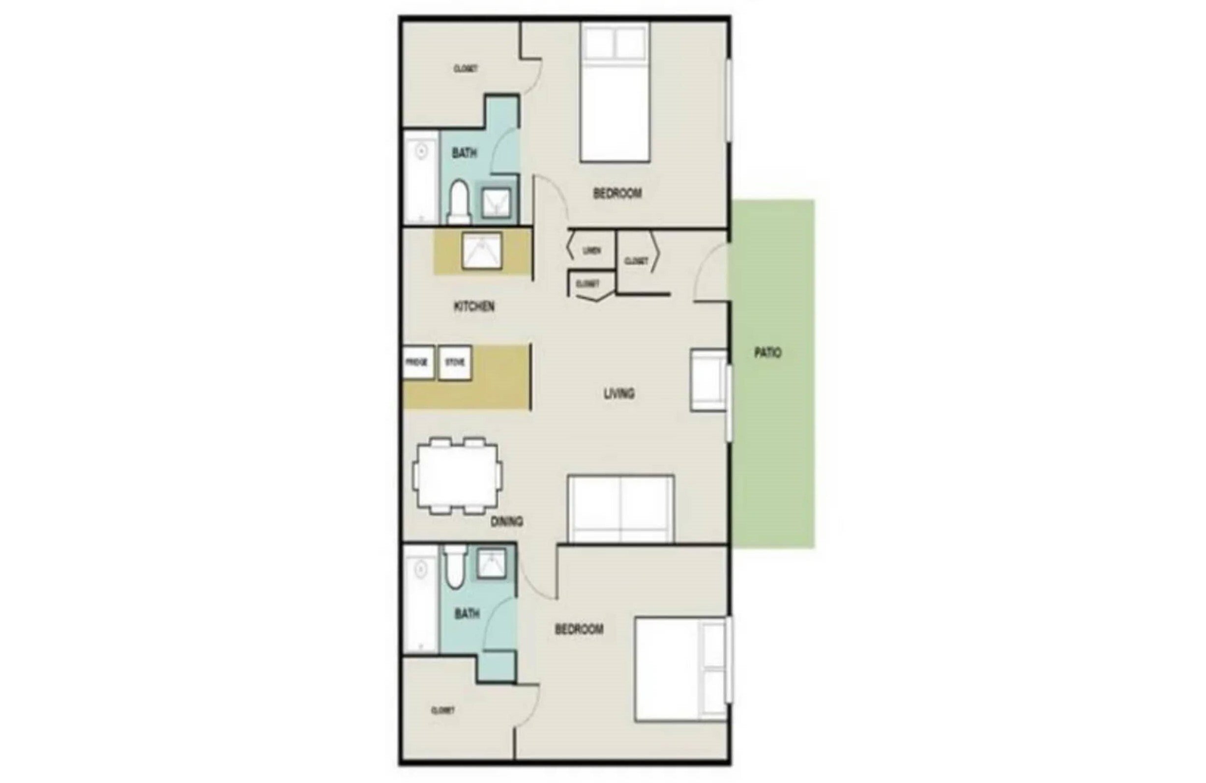 B1-r floorplan layout