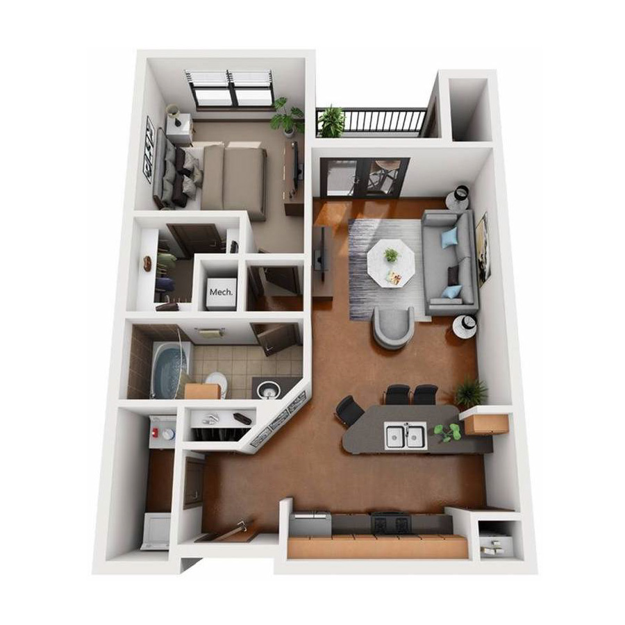 A2 floorplan layout