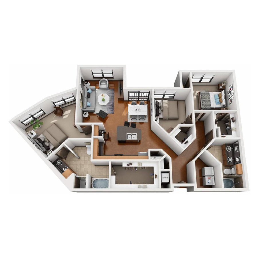 C1 floorplan layout